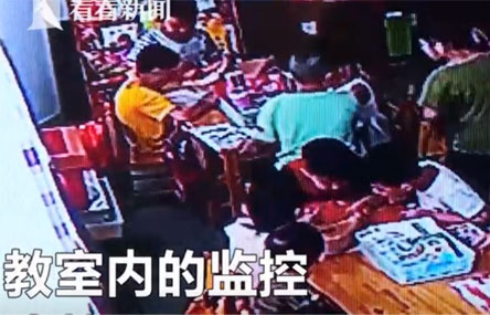 Shock After China Kindergarten Teacher Allows Monitor to Whip Classmates
