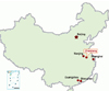 Location of Zhenjiang