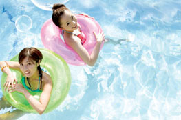 Cool pools in Beijing