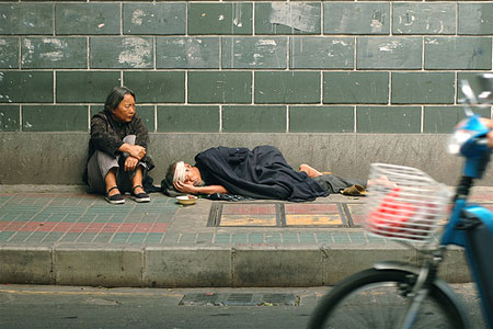 Beggars in China