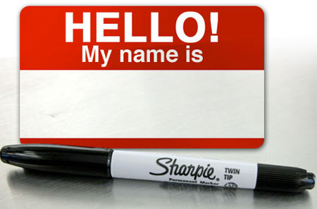 Hello! My Name Is sticker