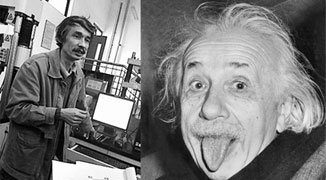 Einstein “Lookalike” Spotted in Shandong University 
