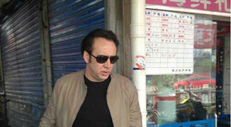 Nicholas Cage Spotted in Shanghai… Buying Seafood?