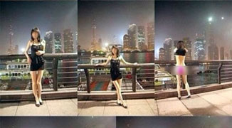 Woman Takes Outdoor Nude Photos Along Bund And Throughout Shanghai
