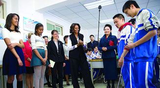 School Uniform Worn by Students Meeting Michele Obama Slammed for Being Ugly