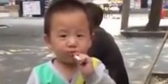 Smoking Baby Goes Viral: Everyone Appalled 