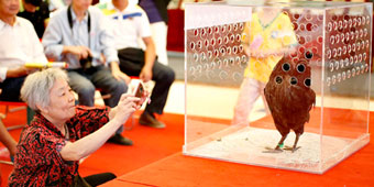 Yichang Chicken Beauty Contest Draws Crowd