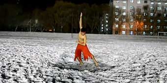 Half-Naked Harbin Snow Dance Goes Viral as Netizens Suspect Photoshop 