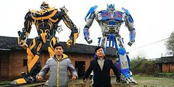 Coolest Father and Son Ever Build Transformers from Scrap Metal, Make Millions 