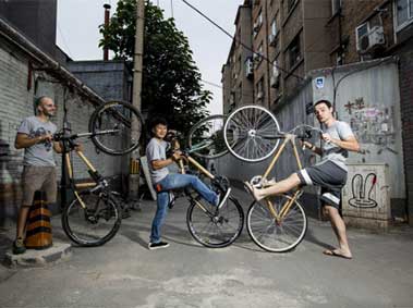 Photo Essay: Beijingers say Yes to Bamboo Bicycles 