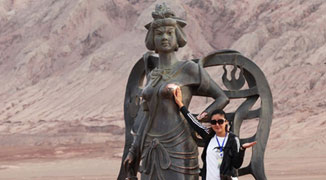Xinjiang Statue’s Breasts Discolored from Too Much Touching by Tourists