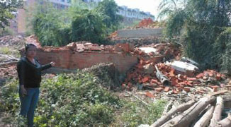 Jilin Woman’s Home “Accidently” Demolished in the Middle of the Night