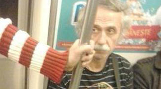 Albert Einstein Spotted on the Shanghai Metro